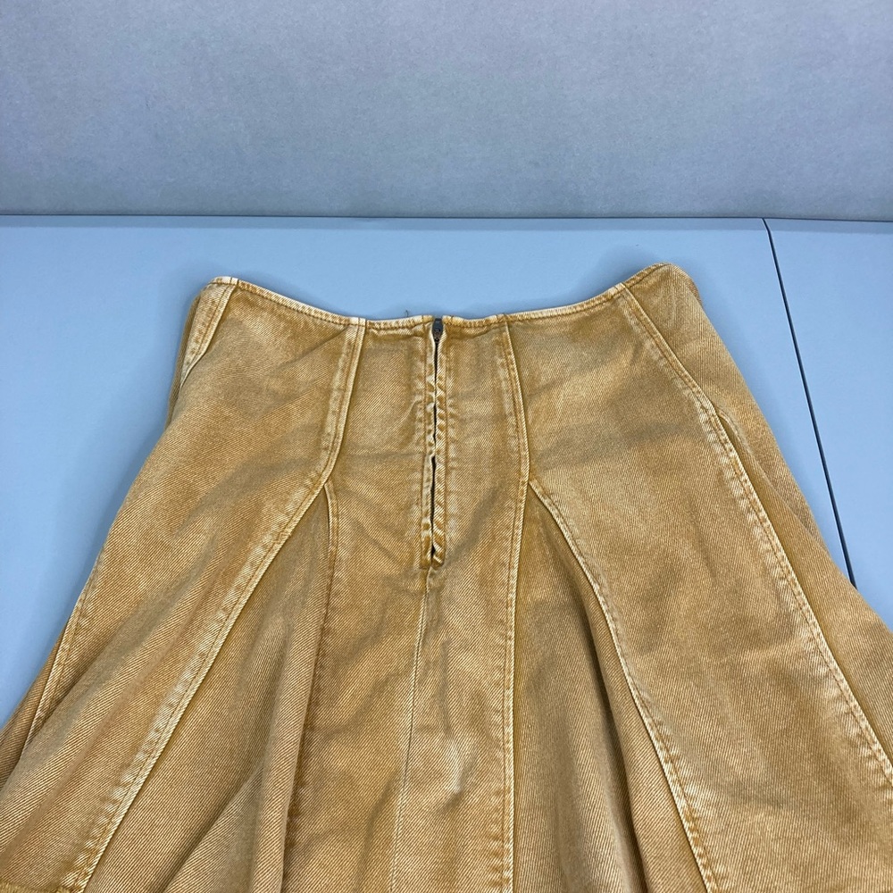 Free People Tan A-Line Skirt - Picture 10 of 14